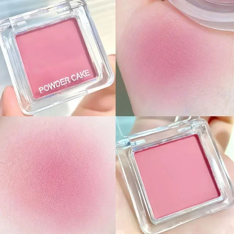 Face Blusher Matte Natural Cheek Tint Brighten Face Waterproof Face