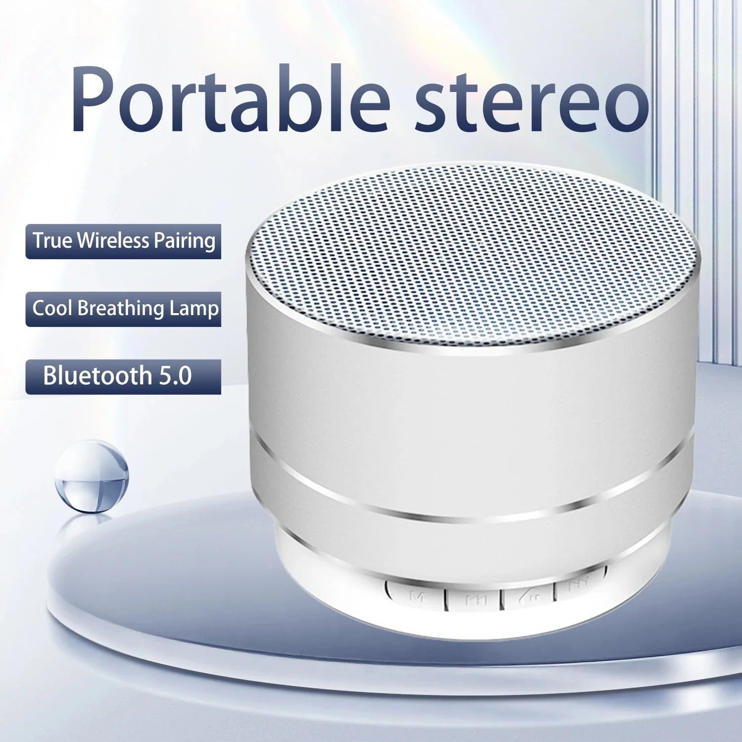Portable A10 Wireless Bluetooth Mini Speaker Small Steel Cannon Subwoofer Colorful