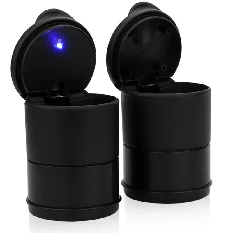 Portable Car LED Ashtray Garbage Storage Cup Cigarette Ashtray